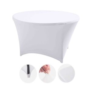 Sungarden Funda Para Mesa de Resina Redonda 160x74cm - Color Blanco