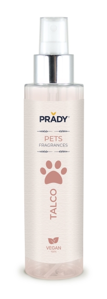 Prady Perfume Para Mascota Talco - Frasco de 150 ml - Spray Pulverizador