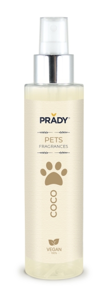 Prady Perfume Para Mascota Coco - Frasco de 150 ml - Spray Pulverizador