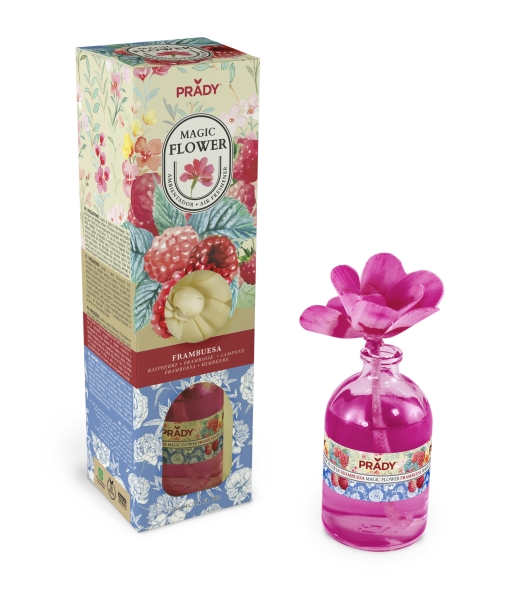 Prady Ambientador Magic Flower Frambuesa - Frasco de Cristal 100ml