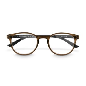 Hama Gafas de Lectura de +3.0 Dioptrias - Montura de Plastico Reciclado - Unisex - Color Marron