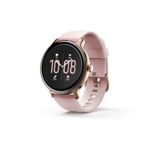 Hama 4910 Reloj Inteligente Smartwatch - Bluetooth 5.1 - Aluminio - Pantalla LCD 1.09" - IP68 - Autonomia hasta 6 Dias - 4.5x4.1cm - Color Rosa Palido