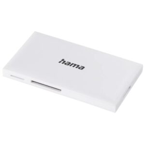 Hama Lector de Tarjetas - CompactFlash - Compatible con SD - Micro-SD - Conexion con USB-A - 90.3x9x50.3mm - Color Blanco