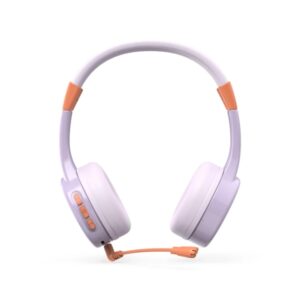 Hama Teens Guard II Auriculares con Microfono Omnidireccional - Bluetooth - Rango 10m - Diadema Ajustable - Asistente de Voz - Carga por USB-C - Color Violeta