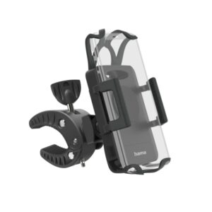 Hama Strong Soporte de Bicicleta para Smartphone - Ancho Dispositivo de 5 a 9cm - Peso Max 230g - Universal - Manillares hasta 3cm - Color Negro