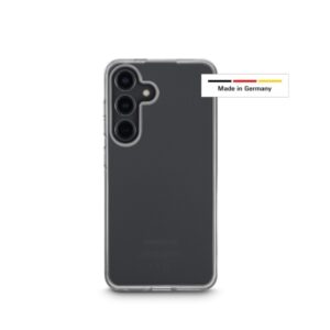 Hama Always Clear Funda para Samsung Galaxy S24 - Antideslizante - Poliuretano Termoplastico - Bordes Elevados - Color Transparente