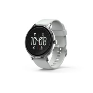 Hama 4910 Reloj Inteligente Smartwatch - Bluetooth 5.1 - Aluminio - Pantalla LCD 1.09" - IP68 - Autonomia hasta 6 Dias - 4.5x4.1cm - Color Plata