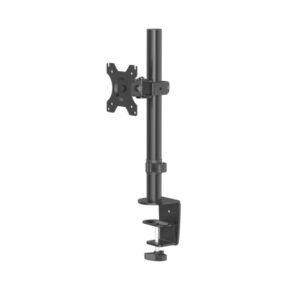 Hama Soporte de Mesa para Monitor de 13 a 32" - Capacidad 10kg - Inclinacion de 45º - Permite Giro 180º - Altura Ajustable - Acero - VESA 100x100 - 11.4x14.46x40.6cm - Color Negro