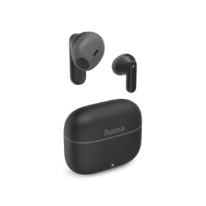 Hama Freedom Light II Auriculares con Microfono Omnidireccional - Bluetooth - Rango 10m - Asistente de Voz - Carga por USB-C - Color Negro