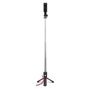 Hama Fancy Stand 70 II Palo Selfie con Tripode - Disparador Bluetooth 5.3 - Aluminio y Plastico - Extensible hasta 70cm - Color Negro