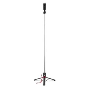 Hama Fancy Stand 110 II Palo Selfie con Tripode - Disparador Bluetooth 5.3 - Aluminio y Plastico - Extensible hasta 110cm - Color Negro