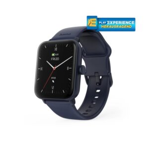 Hama 6010 Reloj Inteligente Smartwatch - Bluetooth 5.3 - Bateria 350mAh - Pantalla TFT 1.65" - IP68 - Resistencia al Agua 3 Atm - Pulsera de Silicona - GPS Integrado - 3.6x1.3x4.9cm - Color Azul