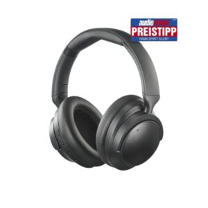Hama Spirit Silent Auriculares con Microfono Omnidireccional - Bluetooth - Diadema Ajustable - Plegable - Asistente de Voz - Carga por USB-C - Color Negro