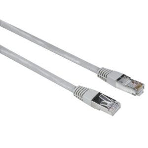 Hama Entry Cable de Red UTP RJ45 Cat-5e - Longitud 1.5m - Velocidad hasta 1Gbps - Blindado - Color Gris
