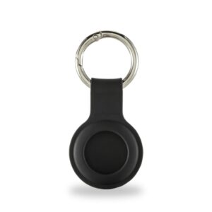 Hama Essential Funda para AirTag - Silicona Antiadherente - Color Negro
