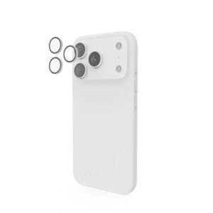 Hama Lens Protect Protector de Camara para iPhone 17 Pro / Pro Max - Vidrio Templado - Color Transparente