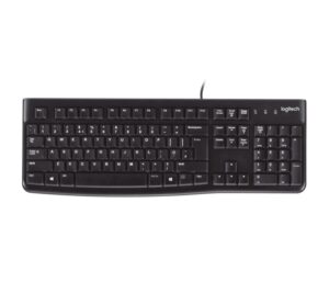 Logitech K120 Teclado USB Frances - Resistente a Salpicaduras - Cable de 1.50m