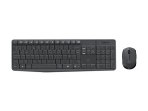 Logitech MK235 Pack Inalambrico Teclado Frances + Raton 3 Botones - Uso Ambidiestro