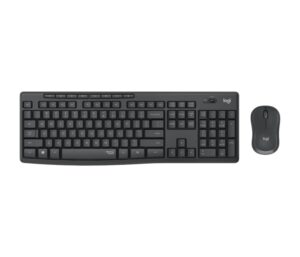 Logitech MK295 Pack Inalambrico Teclado Frances + Raton 1000dpi 3 Botones - Teclas y Botones Silenciosos - Uso Ambidiestro