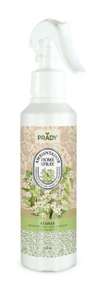 Prady Ambientador Home Spray Azahar - Frasco de 220 ml - Spray Pulverizador