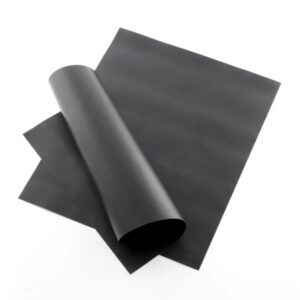 Innovagoods Pack de 2 Esterillas para Horno y Barbacoa - Reutilizable - Apto Lavavajillas - Temperatura hasta 265°C - Facil Limpieza - Fibra de Vidrio - Libre de PFOA - 40x33cm - Color Negro