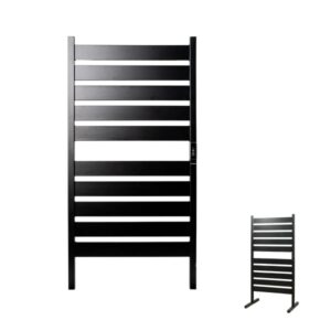 Innovagoods Towarall Toallero Electrico de 10 Barras - 260W - IP44 - Cable 140cm - Incluye Accesorios - Temperatura Regulable - Temporizador - Apagado Automatico - 50x100x10cm - Color Negro
