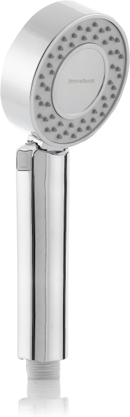 Innovagoods Xawara Alcachofa de Ducha con Dispensador de Jabon - 3 Posiciones - Multifuncion - 8.5x24.5x3.3cm - Color Plateado