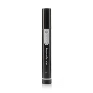 Innovagoods Trimpen Cortapelos para Nariz y Oreja - Velocidad 15000rpm - Inalambrico - Facil Limpieza - 1.4x11.3cm - Color Negro y Gris