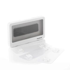 Innovagoods Cashower Funda Impermable de Pared para Movil - Dispositivos hasta 7" - Multifuncion - Tactil - Antivaho - Adhesivo - 19x10x2.8cm - Color Blanco