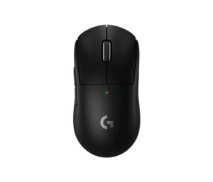 Logitech G PRO X Superlight 2 Raton Gaming Inalambrico - Sensor HERO 2 hasta 44000 DPI - Tecnologia Lightspeed con Polling 8000 Hz - Switches Hibridos Lightforce - Ultraligero 60g - 5 Botones Programables - Color Negro