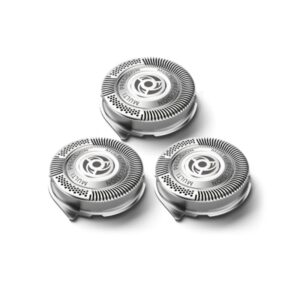 Philips Pack de 3 Cabezales de Recambio para Afeitadoras Serie 5000 - Cuchillas Autoafilables - Seguimiento de Contornos - Color Acero