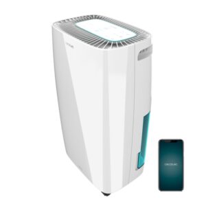 Cecotec BigDry 4000 Expert Connected Deshumidificador - Control Wi-Fi - 10L/dia - Deposito 2.5L - Cobertura hasta 105m2 - Funcionamiento Silencioso - Humedad de 40 a 80% - Pantalla LED - Color Blanco