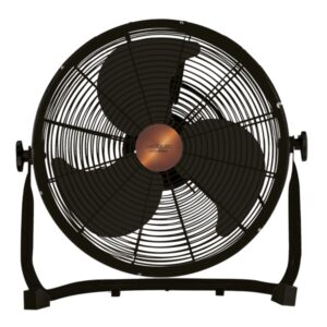 Cecotec EnergySilence 3000 Pro Ventilador Industrial de Suelo con 3 Aspas Metalicas - 90W - Motor de Cobre - 3 Velocidades - Funcionamiento Silencioso - Base Estable - Rejilla Protectora - Color Negro