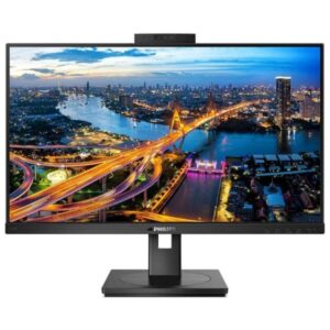 Philips B Line 242B1H Monitor 23.8" LED IPS FullHD 75Hz - Respuesta 4ms - Altavoces 4W - HDMI, DVI, VGA, USB - Webcam - VESA 100x100mm - Color Negro