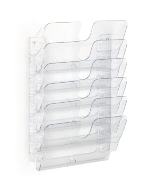 Durable Flexiplus 6 Dispensador para Folletos A4 Horizontal - Transparente