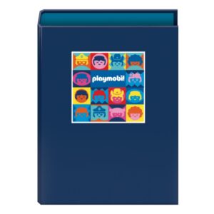 Dohe Playmobil Carpeta de 4 Anillas Mixtas de 40mm - Formato Folio - Cubierta en Carton Forrado Plastificado