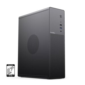 CoolBox T100 Slim Caja Torre Micro ATX, Mini ITX - Tamaño HDD 2.5" - USB 3.2, USB-C - Color Negro