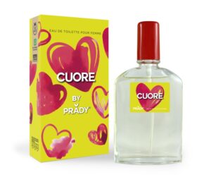 Prady Colonia de Mujer Cuore - Frasco de 90 ml - Spray Pulverizador