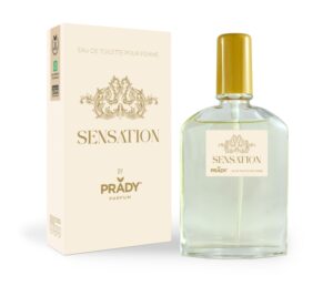 Prady Colonia de Mujer Sensation - Frasco de 90 ml - Spray Pulverizador