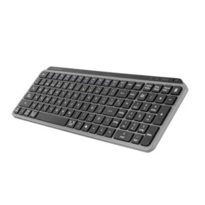Mars Gaming MK-SILENKEYS Teclado Completo Inalambrico - Bluetooth - Disposicion QWERTY ES - 720mAh - Teclas Silenciosas de Perfil Bajo - Accesos Directos - 384x132x24mm - Color Negro