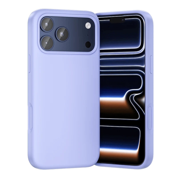 Vention Funda de Silicona para Iphone 17 Pro - Anillo Magnetico MagSafe - Compatible con Carga Inalambrica - Color Purpura