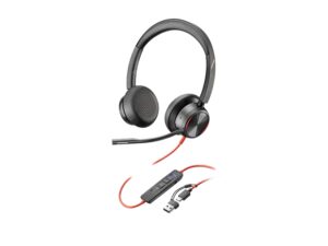 HP Poly Blackwire 8225 Auriculares con Microfono - Cancelacion de Ruido - USB-C/A -  ANC Hibrida Avanzada - Controles en Cable