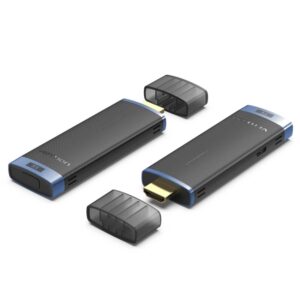 Vention Transmisor y Receptor HDMI Inalambrico 5GHz - Resolucion Full HD - Alcance hasta 40m - Alimentacion con USB-C - Color Negro