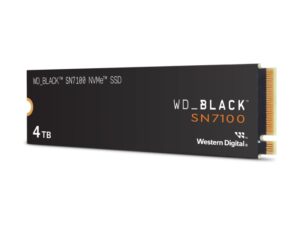 WD Black SN7100 Disco Duro Solido SSD 4TB M2 2280 PCI Express 4.0 NVMe