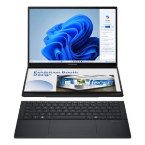 Asus ZenBook Duo OLED Portatil 14" Tactil Intel Core Ultra 7 255H - 32GB - 1TB SSD - Windows 11 Home - Color Gris - Teclado QWERTY (ES)