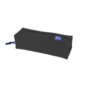 Oxford Kangoo Live and Go Estuche Cuadrado Grande - Goma Elastica para Cuadernos - Color Negro