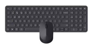 Rapoo 9310M Pack Teclado Ultrafino + Raton Inalambricos - Bluetooth y 2.4GHz -  Raton 2400 DPI - Autonomia hasta 12 Meses - Color Negro
