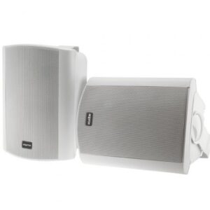 Approx Altavoces Autoamplificados 60W RMS Bluetooth - RCA, Jack 3.5mm, 5 Pin - Incluye Soportes de Pared - Color Blanco