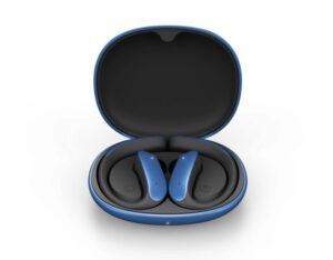 Energy Sistem PulseFit Auriculares Deportivos True Wireless - Bluetooth 5.4 - Proteccion Contra Sudor y Salpicaduras - Sujecion Secure-Fit Para Fijacion Comoda - Llamadas en Estereo - 22h Autonomia - Asistente de Voz Integrado - Color Azul
