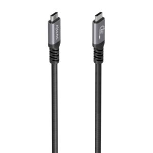 Aisens Cable USB-C Macho - Soporta hasta 60W - Longitud 10m - Velocidad de Transferencia hasta 5Gbps - Resolucion 4K - Aluminio - Color Negro